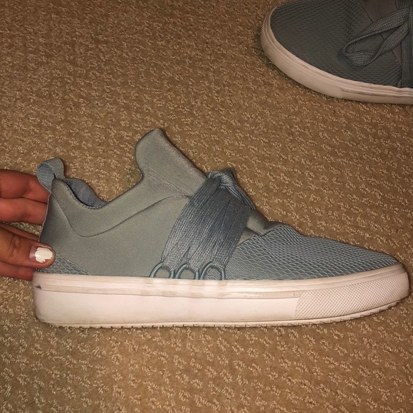Powder Blue Steve Madden sneakers - Picture 2 of 4